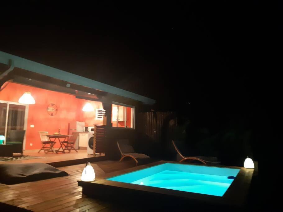 Ti Coin Relax Bungalow Vue Mer Piscine Privee Saint-Francois  Eksteriør bilde